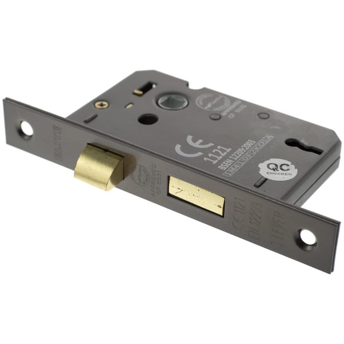 Atlantic Elite Certifire Bolt Through 3 Lever Key Sashlock 2.5 Inch