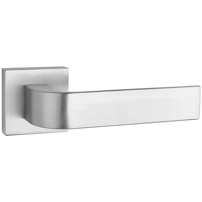 Atlantic Tupai Rapido CurvaLine Turis Lever Door Handle On Square Rose