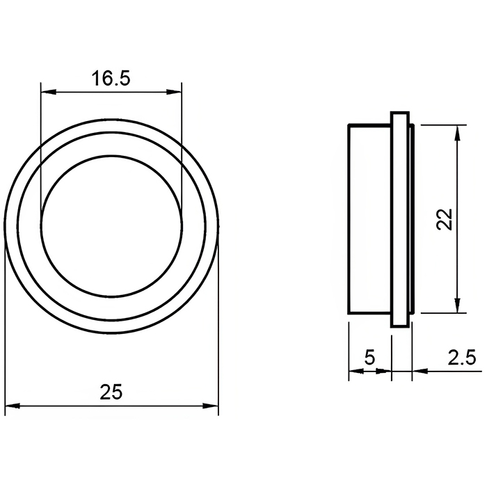 Atlantic Tupai Rapido CurvaLine Adra Lever Door Handle On Concealed Round Rose