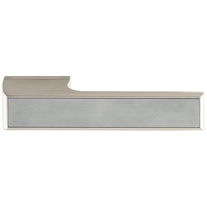 Atlantic Tupai Rapido VersaLine Tobar Lever Door Handle On Long Rose - Satin Stainless Steel Decorative Plate