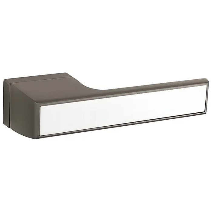 Atlantic Tupai Rapido VersaLine Tobar Lever Door Handle On Long Rose - Polished Stainless Steel Decorative Plate