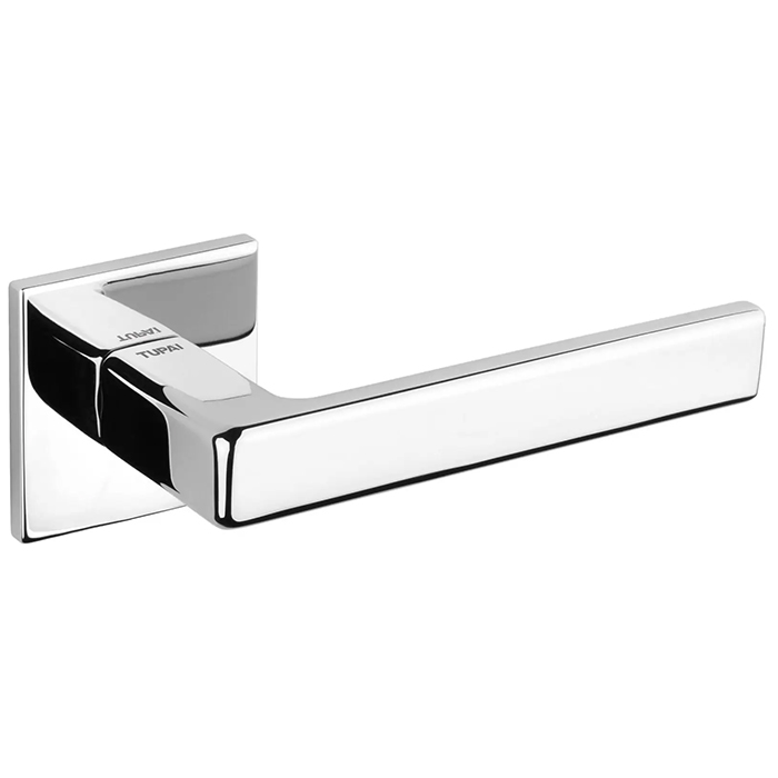 Atlantic Tupai Rapido 5S Line Portel Lever Door Handle on 5mm Slimline Square Rose