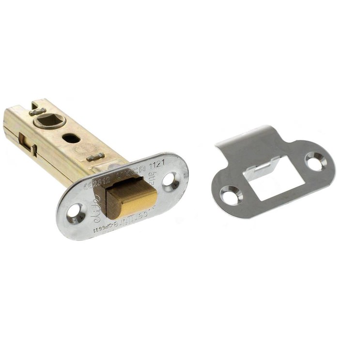 Atlantic CE-Marked Fire-Rated Bolt Through Tubular Radius Latch 3-Inch