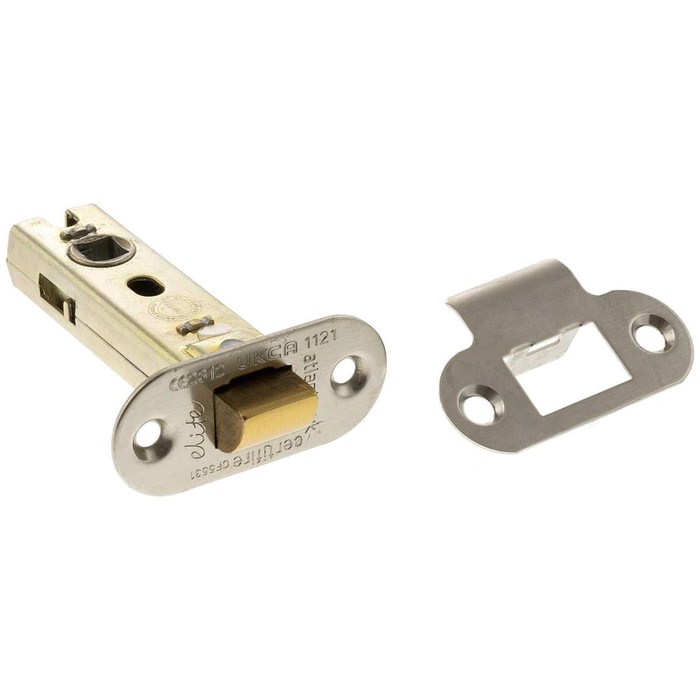 Atlantic CE-Marked Fire-Rated Bolt Through Tubular Radius Latch 3-Inch