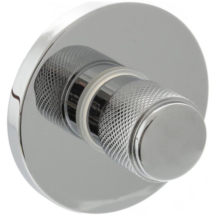 Atlantic Millhouse Brass Slimline 5mm Round Rose Knurled WC Turn And Release