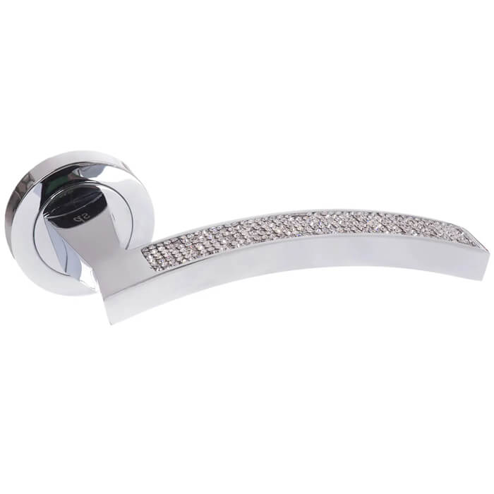 Atlantic Senza Pari Crystal Designer Lever Door Handle