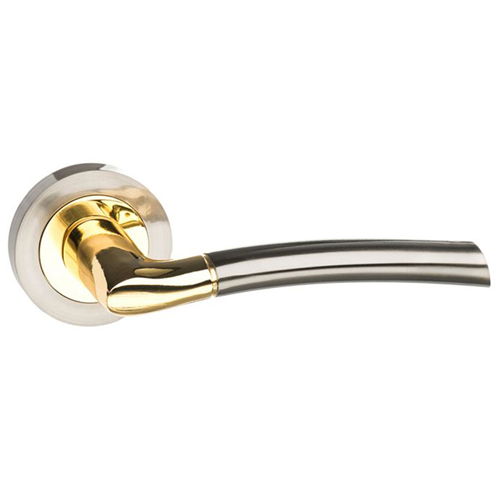 Atlantic Status Indiana Pair Of Lever Door Handle On Round Rose