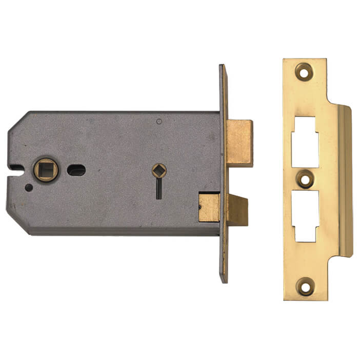 Union 2026 3 Lever Horizontal Mortice Bathroom Lock