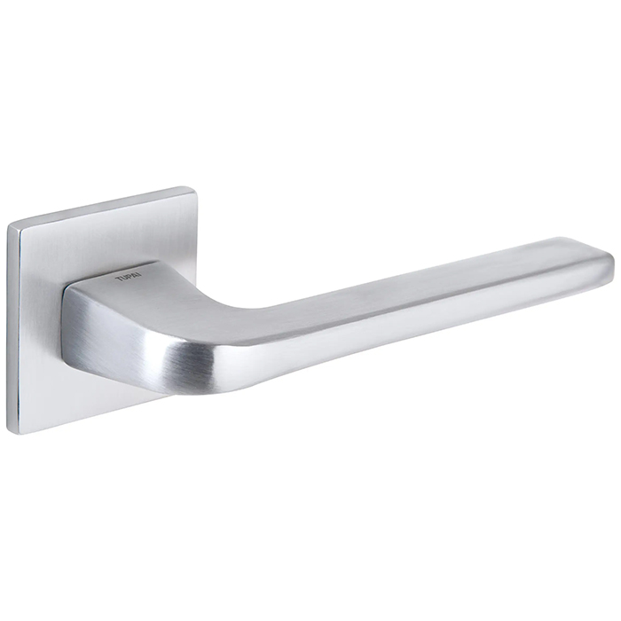 Atlantic Tupai Rapido 5S Line Canha Lever Door Handle on 5mm Slimline Square Rose