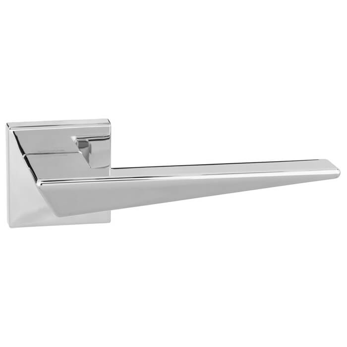 Atlantic Forme Naxos Lever Door Handle On Minimal Square Rose