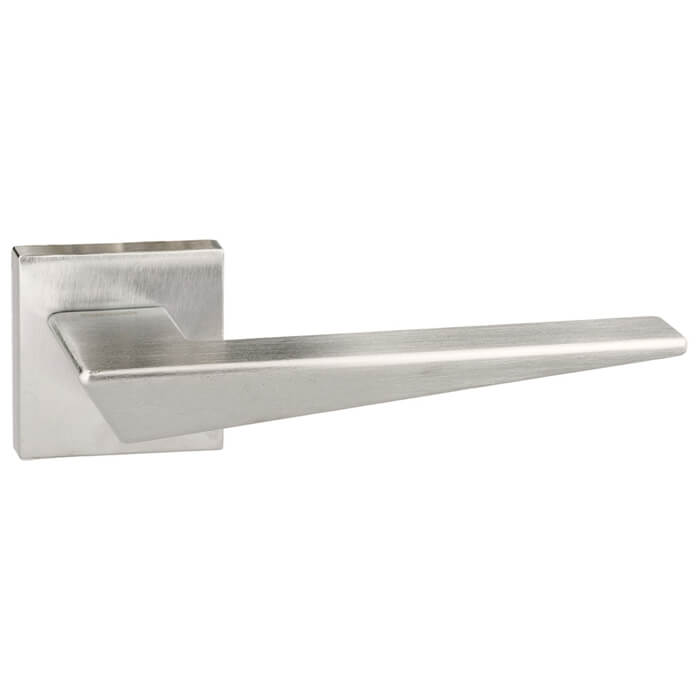 Atlantic Forme Naxos Lever Door Handle On Minimal Square Rose