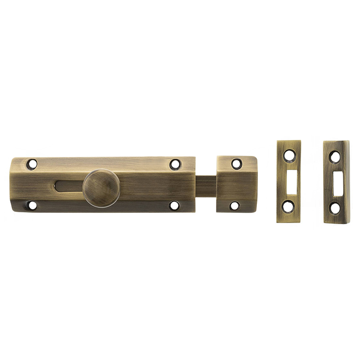 Atlantic 6 inch Solid Brass Surface Door Bolt