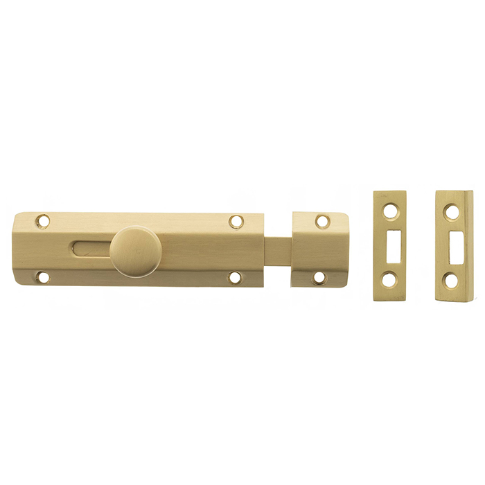 Atlantic 6 inch Solid Brass Surface Door Bolt