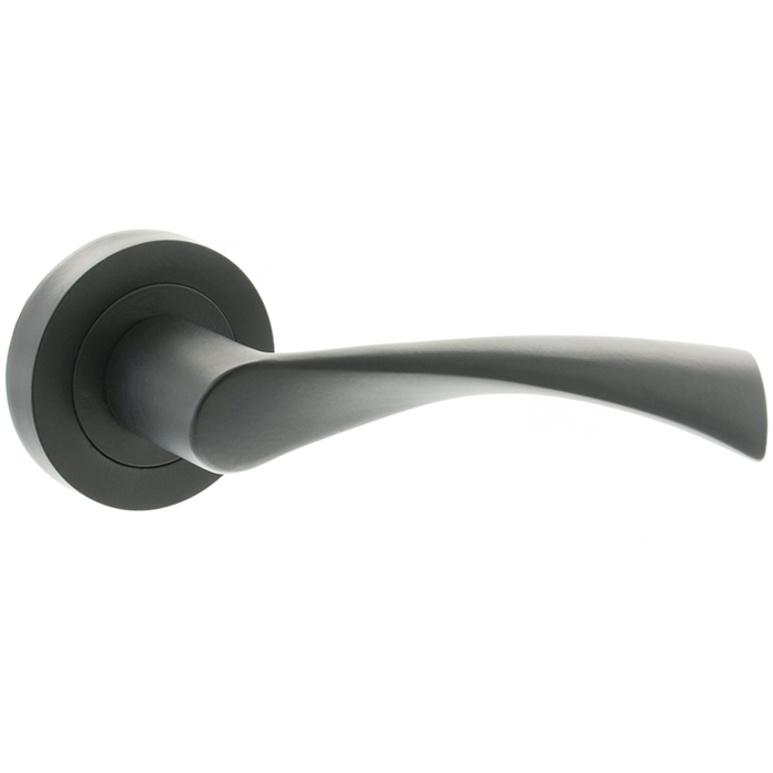 Atlantic Status Colorado Lever Door Handle On Round Rose