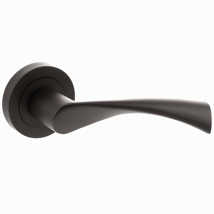 Atlantic Status Colorado Lever Door Handle On Round Rose