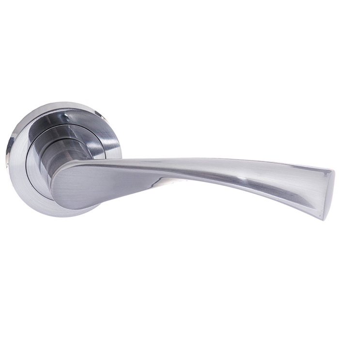 Atlantic Status Colorado Lever Door Handle On Round Rose