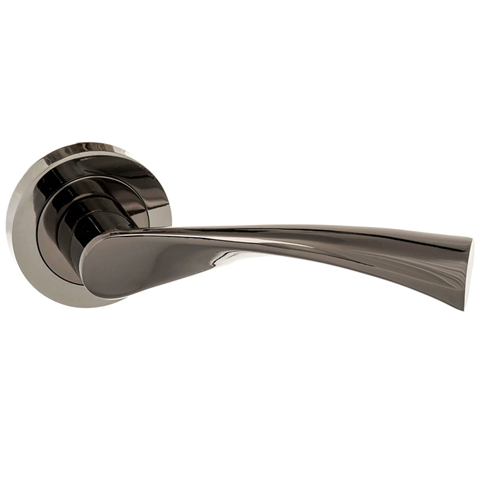 Atlantic Status Colorado Lever Door Handle On Round Rose