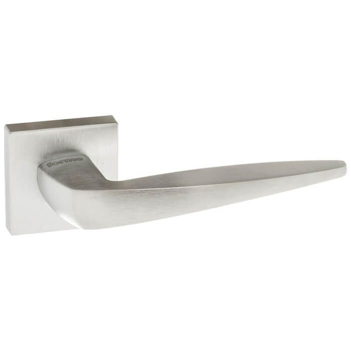 Atlantic Forme Foglia Lever Door Handle On Minimal Square Rose