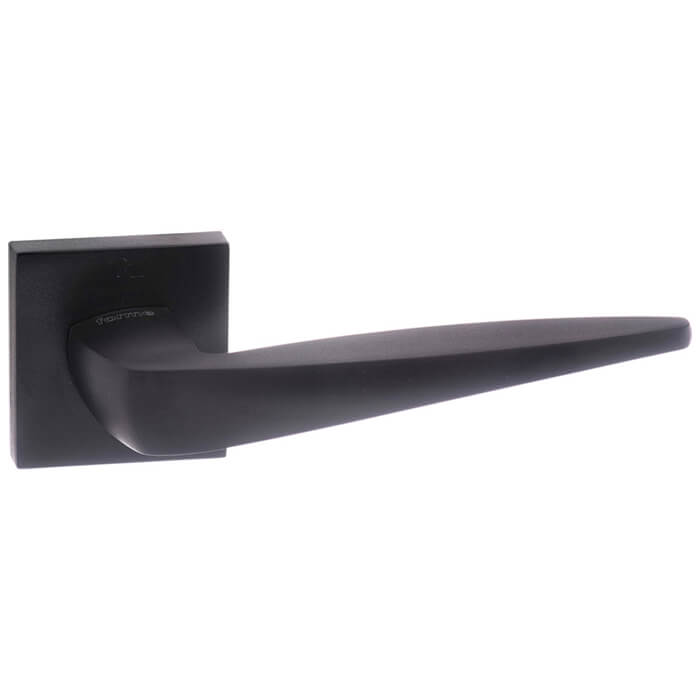 Atlantic Forme Foglia Lever Door Handle On Minimal Square Rose