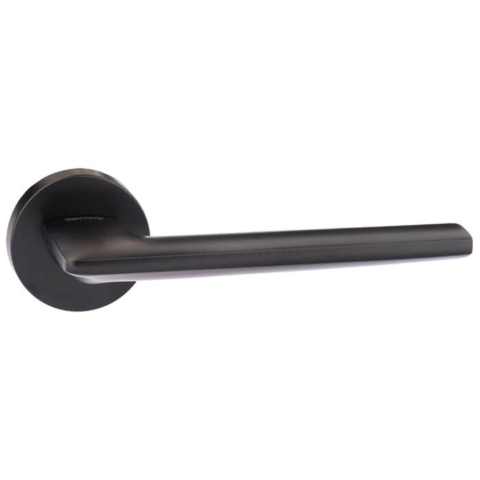 Atlantic Forme Boston Lever Door Handle On Minimal Round Rose