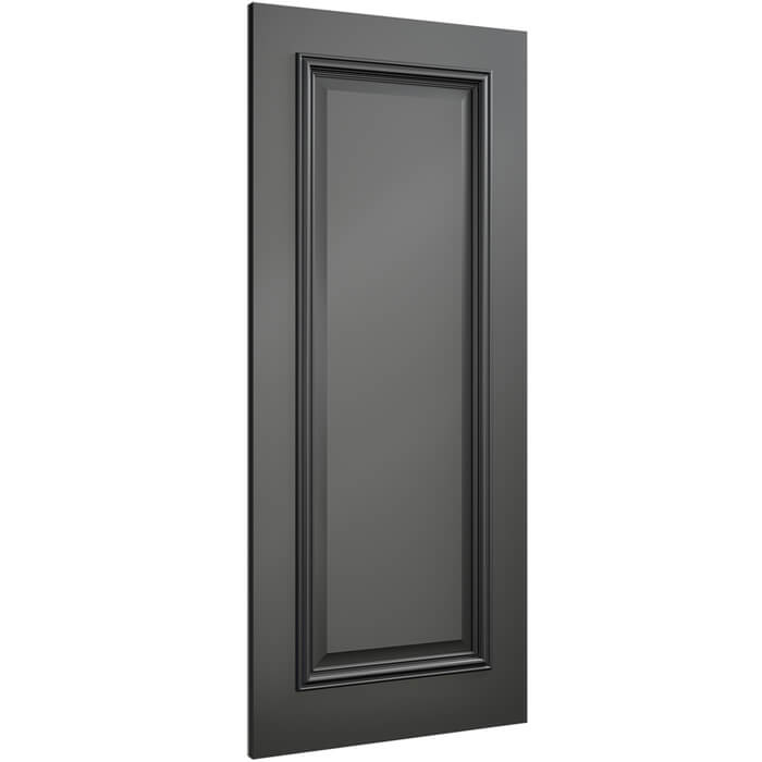 Deanta Blenheim Pre-Finished Black 1-Panel Internal Door