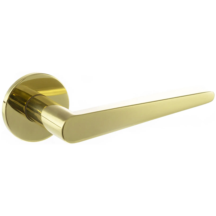 Atlantic Tupai Exclusivo 5S Line Torrao Lever Door Handle on 5mm Slimline Round Rose