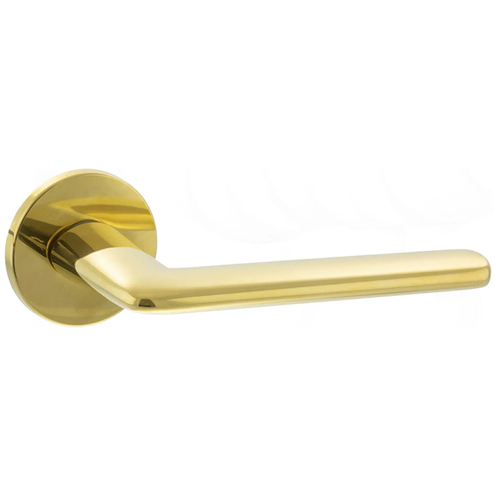 Atlantic Tupai Exclusivo 5S Line Tavira Lever Door Handle on 5mm Slimline Round Rose