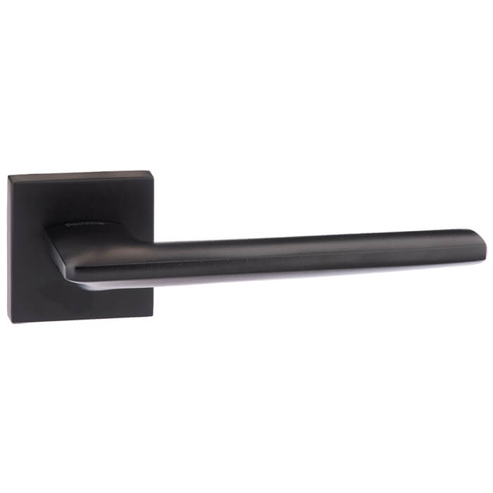 Atlantic Forme Boston Lever Door Handle On Minimal Square Rose