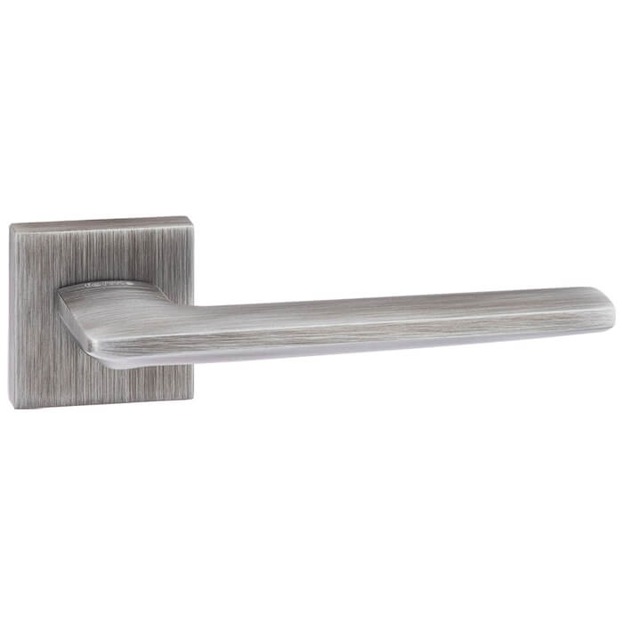 Atlantic Forme Boston Lever Door Handle On Minimal Square Rose