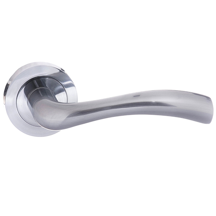 Atlantic Status Texas Lever Door Handle On Round Rose