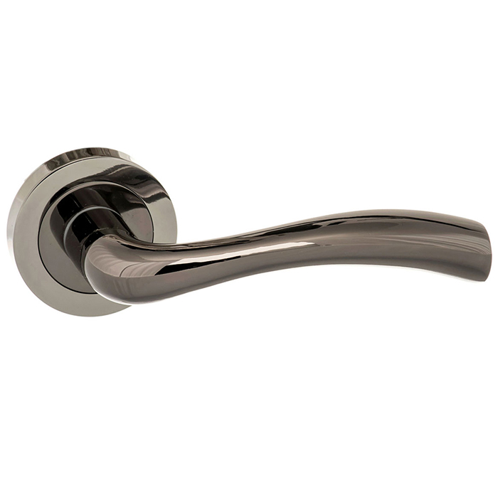 Atlantic Status Texas Lever Door Handle On Round Rose