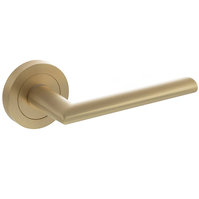 Atlantic Status Alabama Lever Door Handle On Round Rose