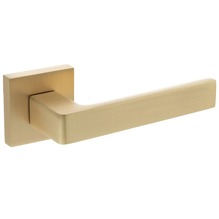 Atlantic Status Montana Lever Door Handle On S4 Square Rose