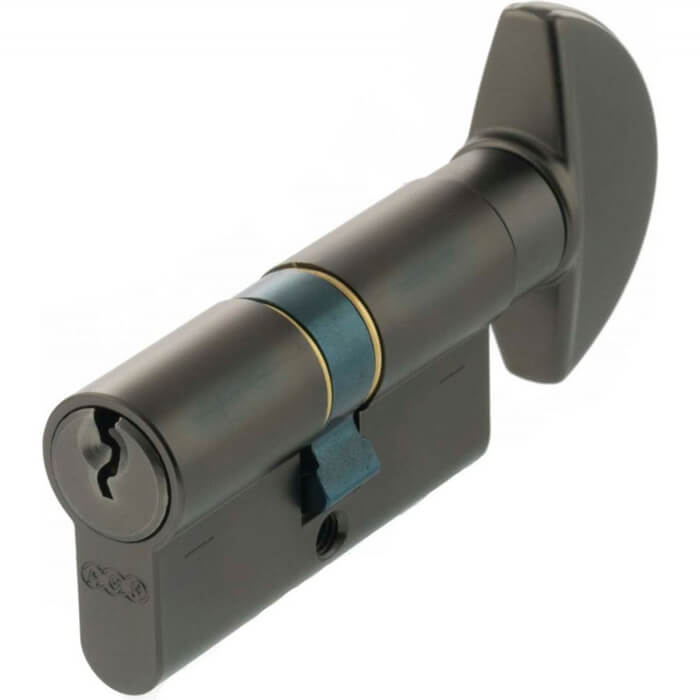 Atlantic AGB 60mm Euro Profile 5 Pin Cylinder Key to Turn 30-30mm