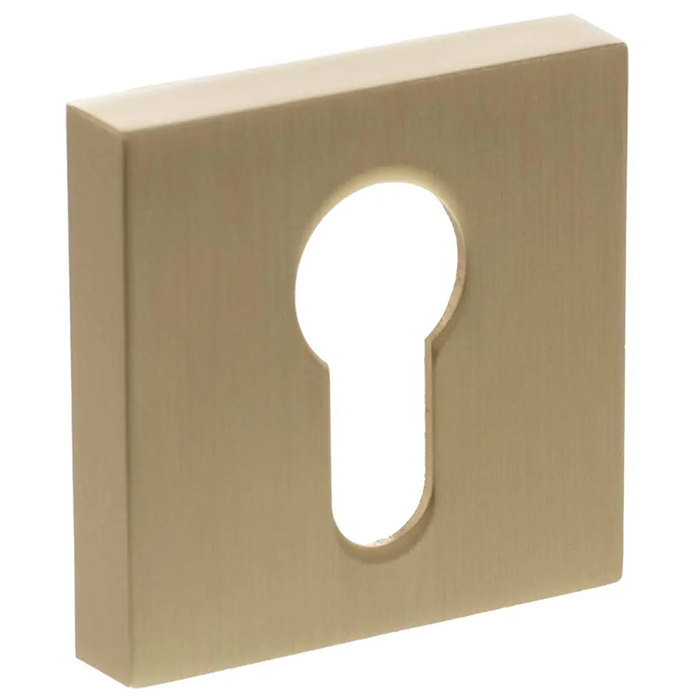 Atlantic Senza Pari Euro Escutcheons On Flush Square Rose