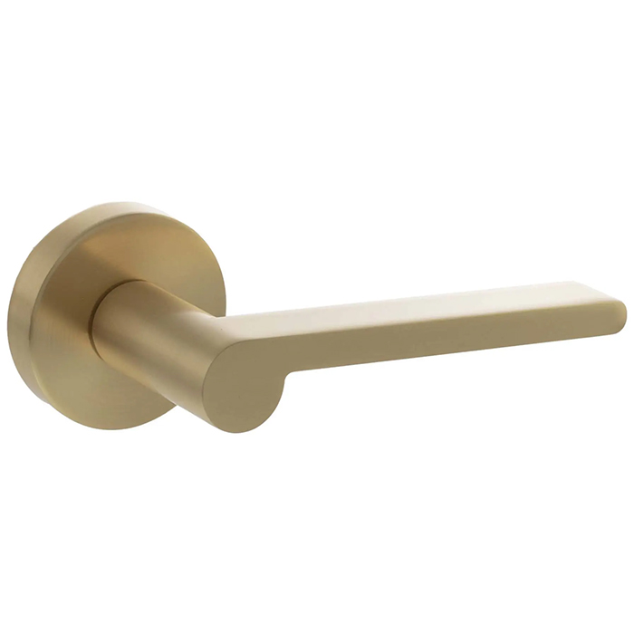 Atlantic Senza Pari Darrio Designer Lever Door Handle On Round Rose