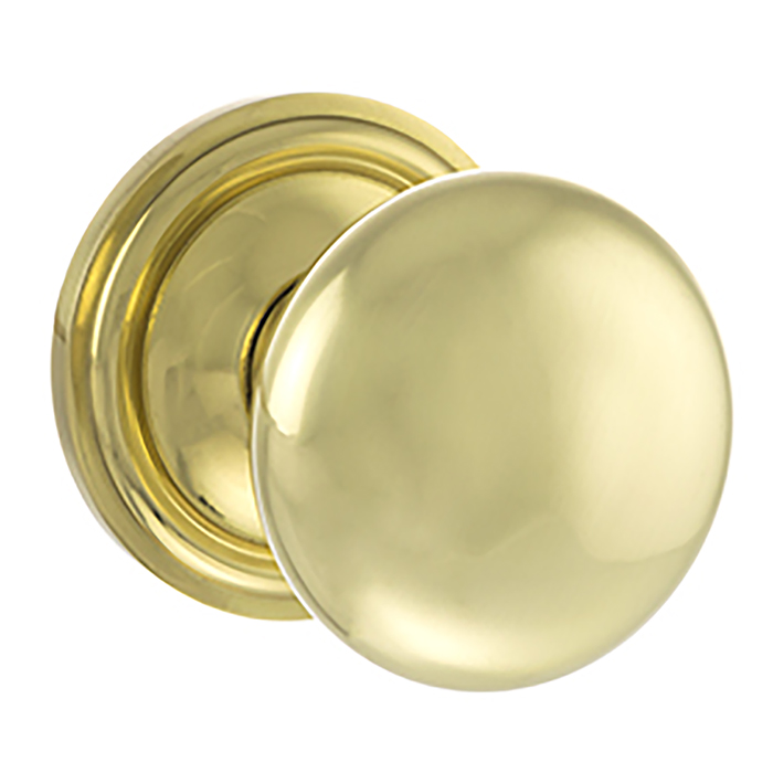 Atlantic Old English Harrogate Solid Brass Mushroom Mortice Knob On Concealed Fix Rose