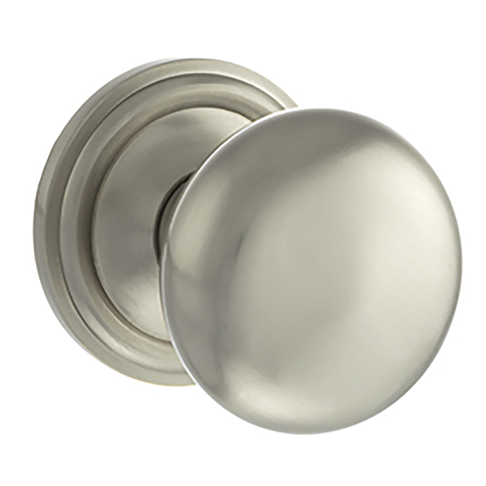 Atlantic Old English Harrogate Solid Brass Mushroom Mortice Knob On Concealed Fix Rose