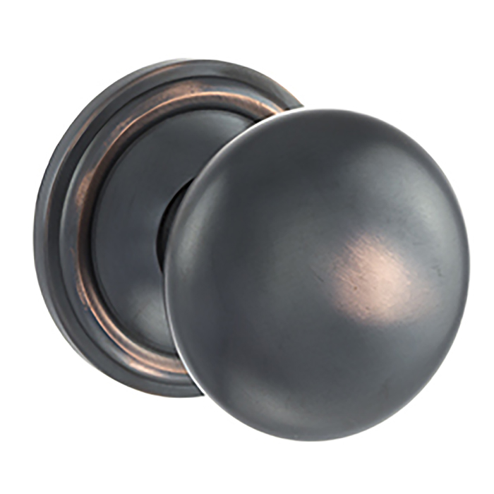 Atlantic Old English Harrogate Solid Brass Mushroom Mortice Knob On Concealed Fix Rose