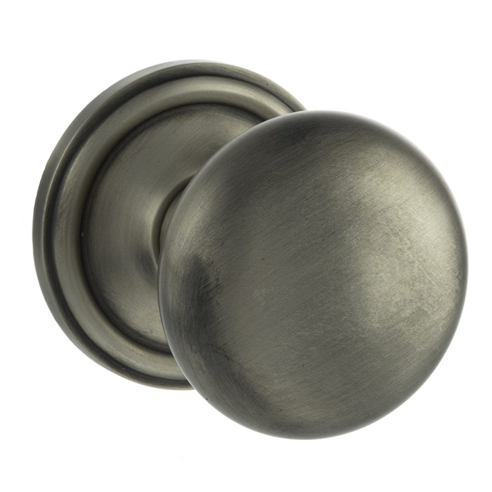 Atlantic Old English Harrogate Solid Brass Mushroom Mortice Knob On Concealed Fix Rose