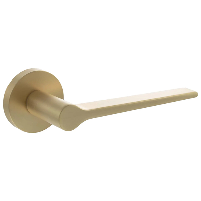 Atlantic Senza Pari Laviarno Lever Handle On Minimal Round Rose