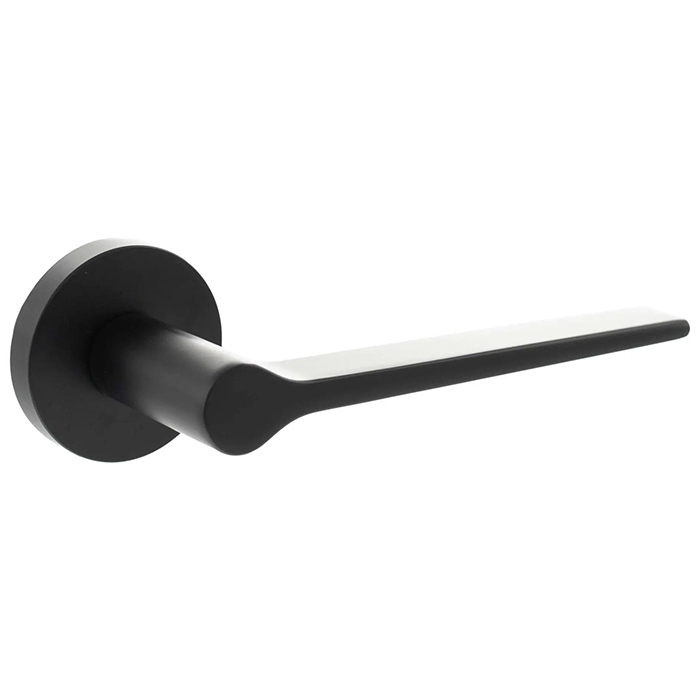 Atlantic Senza Pari Laviarno Lever Handle On Minimal Round Rose