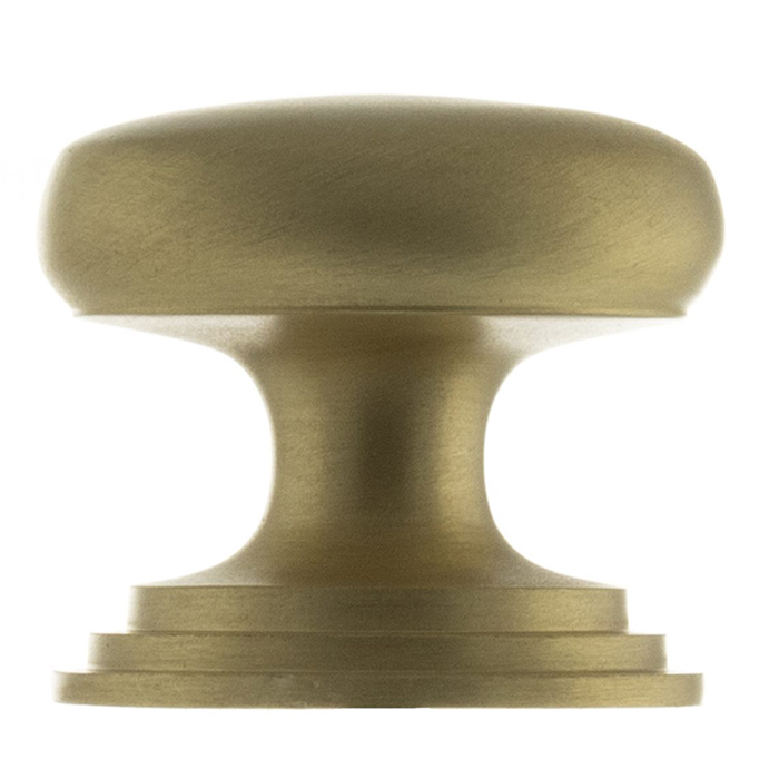 Atlantic Old English Lincoln Solid Brass Victorian Knob 32mm on Concealed Fix