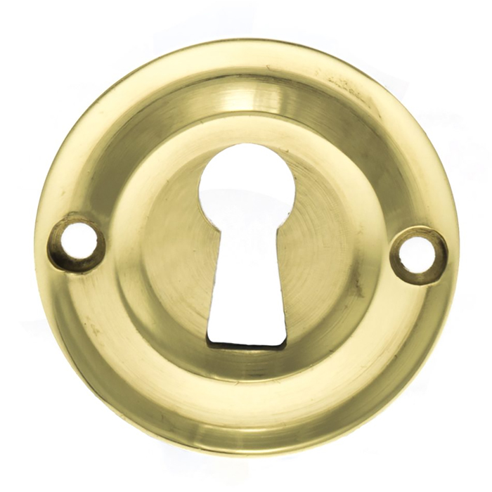 Atlantic Old English Solid Brass Open Key Hole Escutcheons