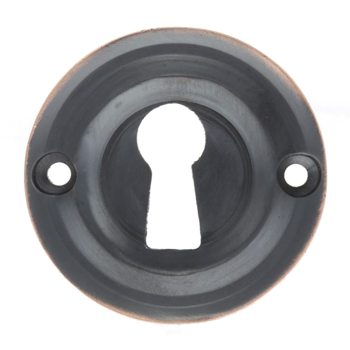 Atlantic Old English Solid Brass Open Key Hole Escutcheons