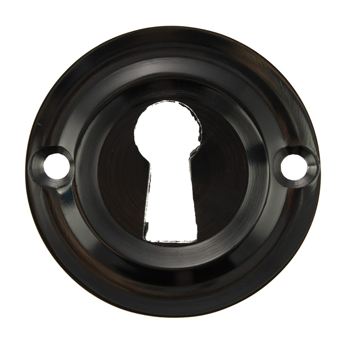 Atlantic Old English Solid Brass Open Key Hole Escutcheons