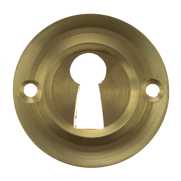 Atlantic Old English Solid Brass Open Key Hole Escutcheons