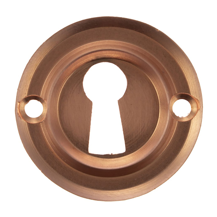 Atlantic Old English Solid Brass Open Key Hole Escutcheons