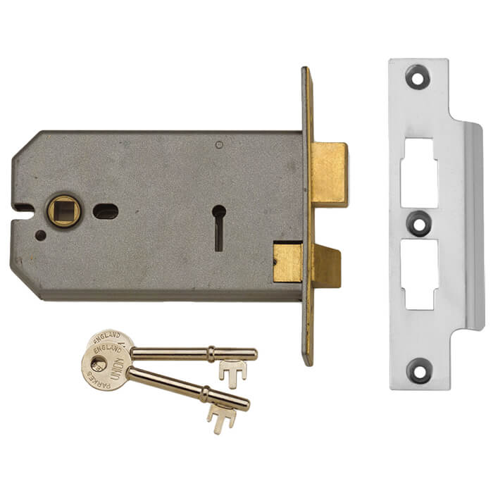 Union 3 Lever Horizontal Mortice Lock