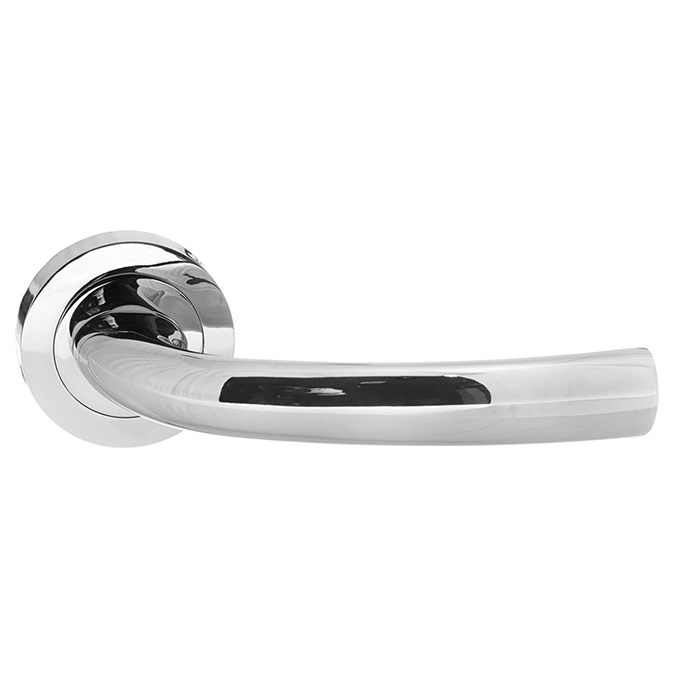 Atlantic Status Nevada Lever Door Handle on Round Rose